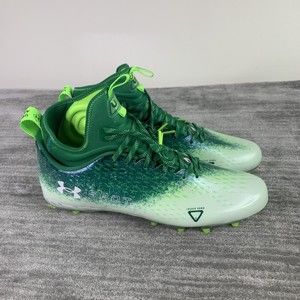 Under Armour Spotlight Lux MC 2.0 Football Cleats Green 3025082-301 Men Size 14